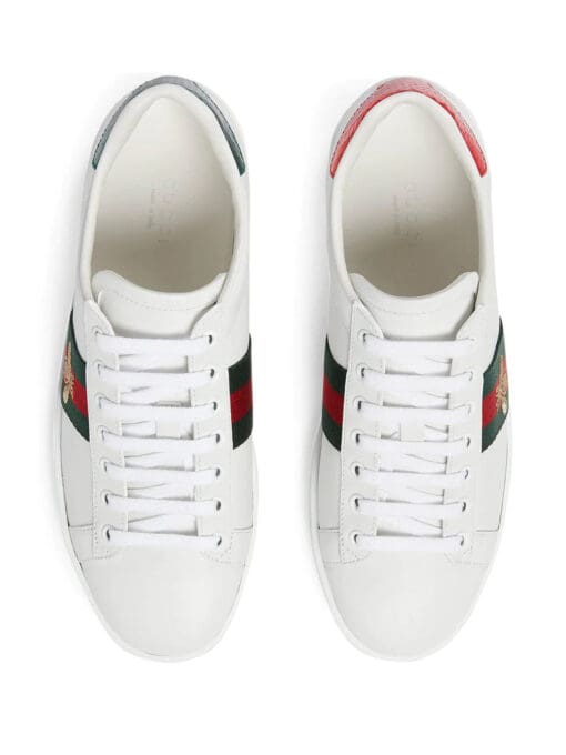 Gucci  embroidered Ace sneakers - Image 4