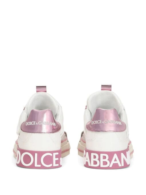 Dolce & Gabbana  logo-stripe low-top sneakers - Image 3