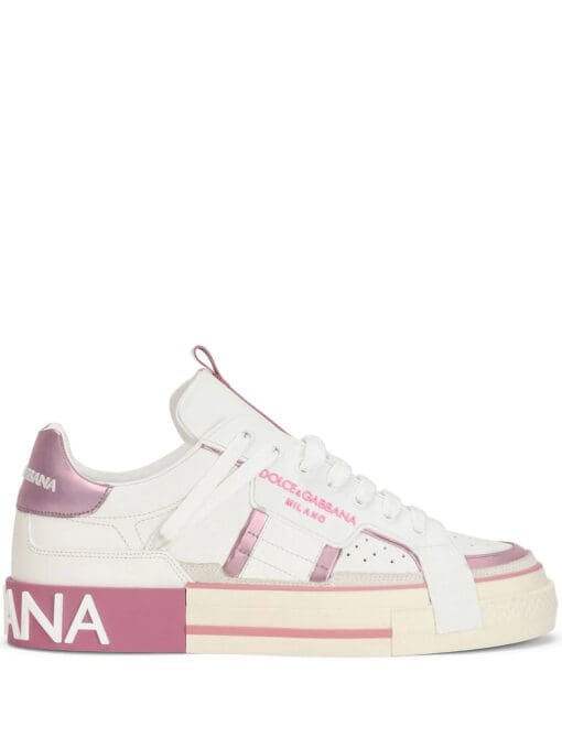 Dolce & Gabbana  logo-stripe low-top sneakers