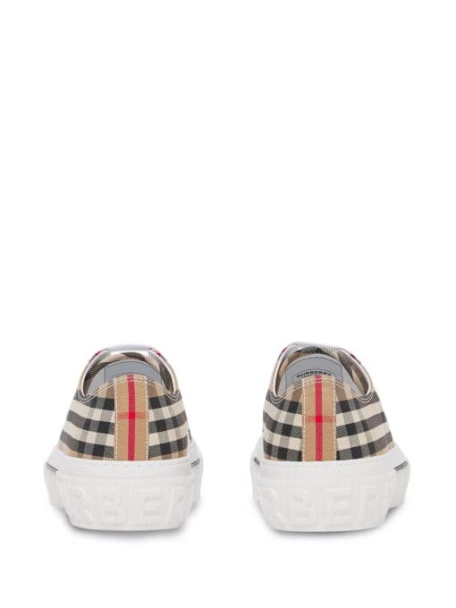 Burberry  Vintage check cotton sneakers - Image 3