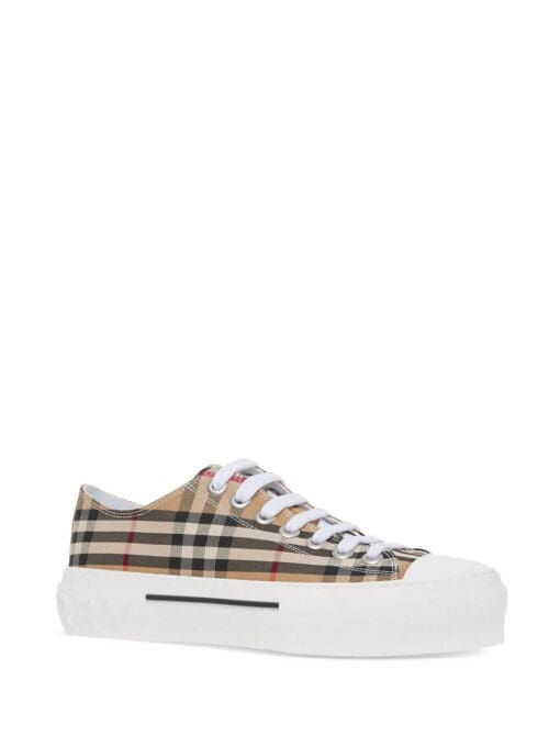 Burberry  Vintage check cotton sneakers - Image 2