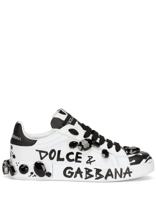 Dolce & Gabbana  all-over logo-print low-top sneakers