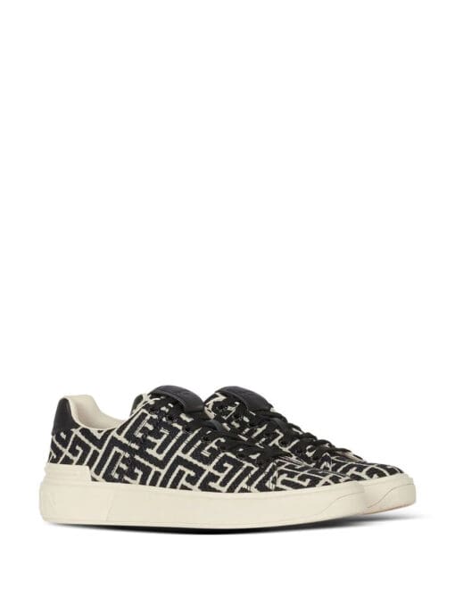 Balmain  B-Court monogram sneakers - Image 2