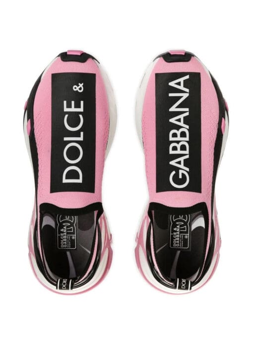 Dolce & Gabbana  logo-print low-top sneakers - Image 4