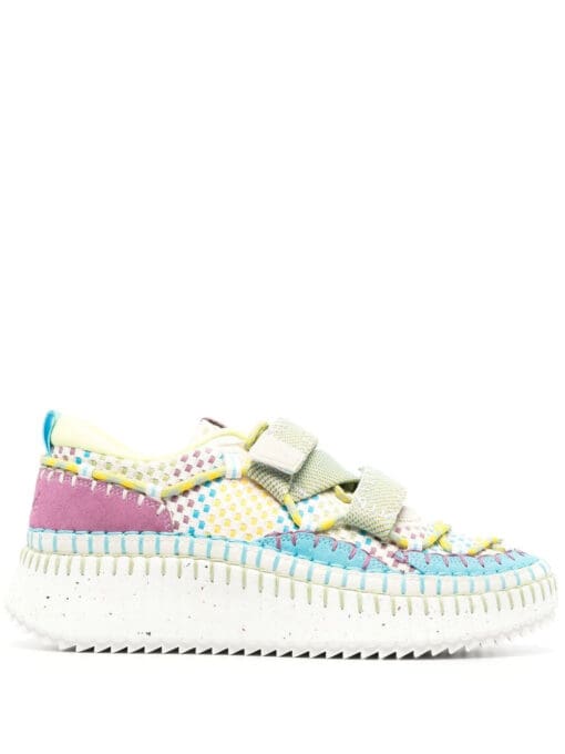 Chloé  Nama touch-strap sneakers