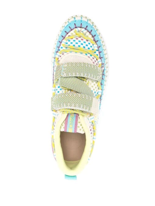 Chloé  Nama touch-strap sneakers - Image 4