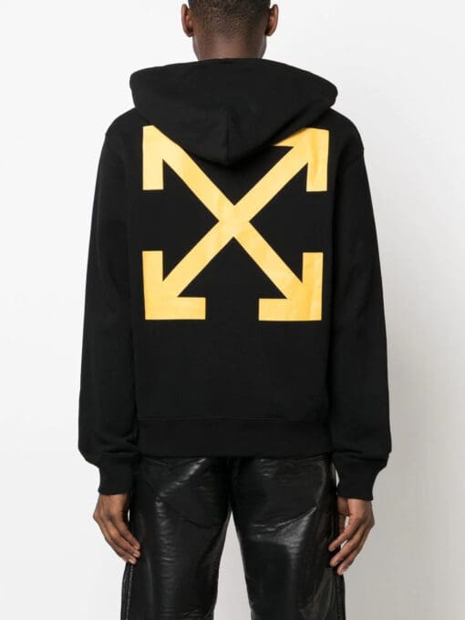 Off-White  Arrows-motif drawstring hoodie - Image 3