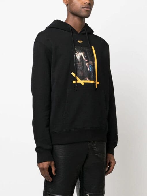 Off-White  Arrows-motif drawstring hoodie - Image 2