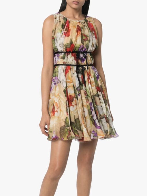 Dolce & Gabbana  floral print chiffon dress - Image 3