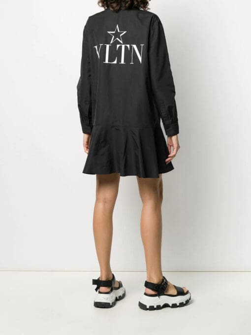 Valentino Garavani  VLTNSTAR print shirt-dress - Image 4