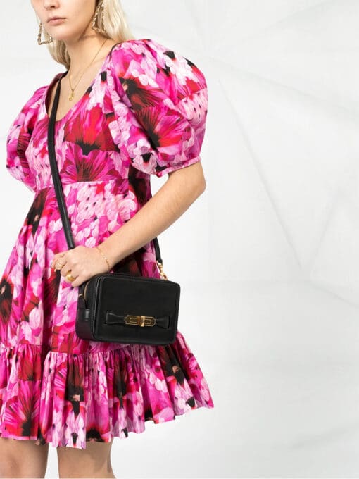 Alexander McQueen  abstract floral print dress - Image 3