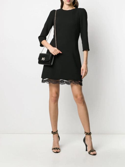 Dolce & Gabbana  lace trim short dress - Image 2