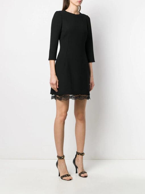 Dolce & Gabbana  lace trim short dress - Image 3