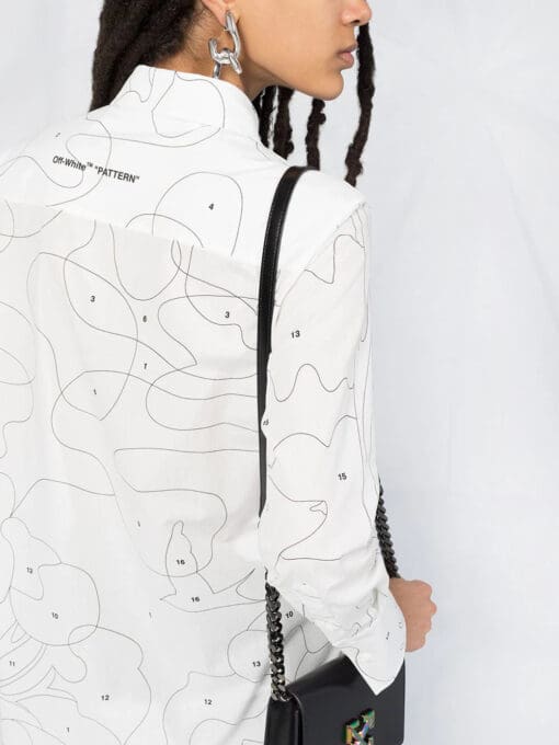 Off-White  Puzzle shirt dress - Image 3