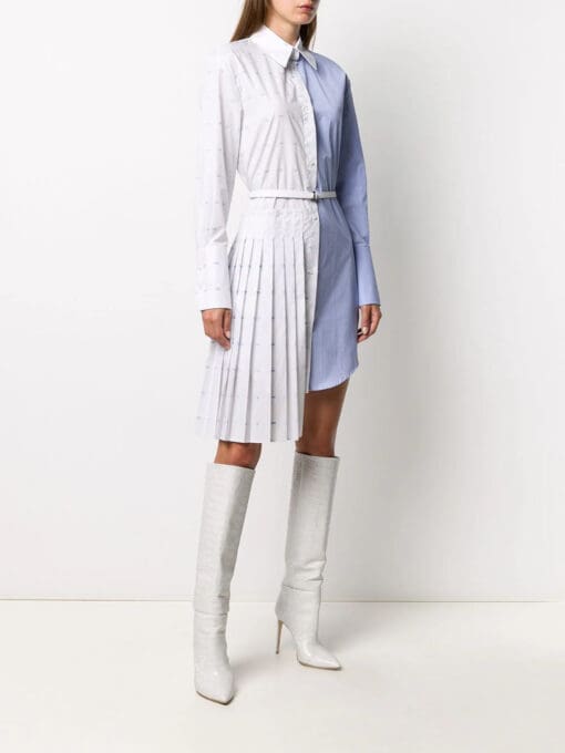 Off-White  pleated shirt dress - Image 3