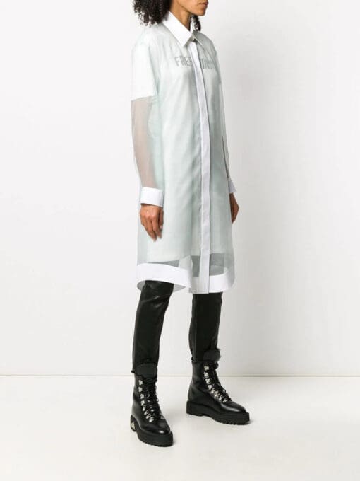 Off-White  Free Winona-print shirt dress - Image 3