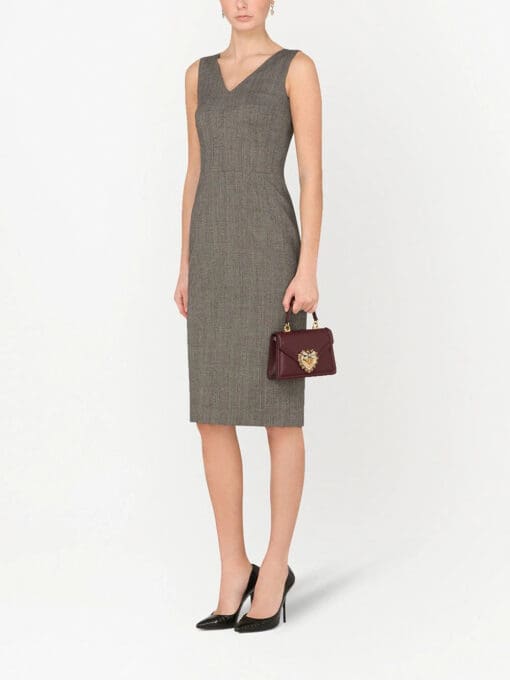 Dolce & Gabbana  plaid wool mid-length dress - Image 2