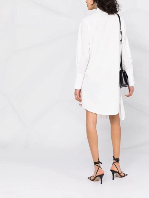 Off-White  pleat-detail shirtdress - Image 4