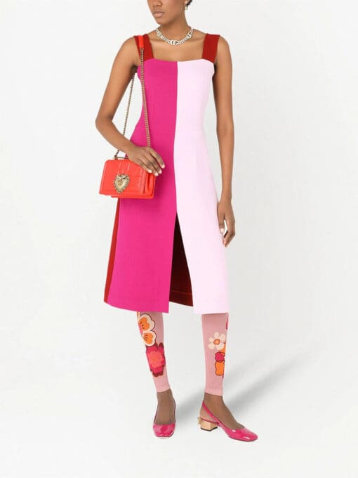 Dolce & Gabbana  colour-block slit-detail dress - Image 2