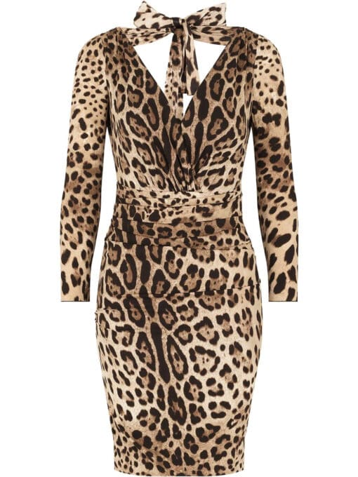 Dolce & Gabbana  leopard-print dress