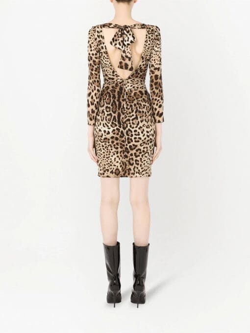 Dolce & Gabbana  leopard-print dress - Image 4