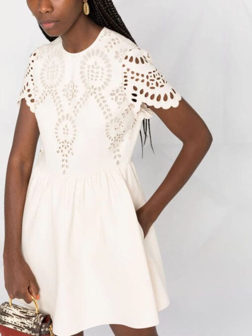 Valentino Garavani  broderie anglaise dress - Image 3