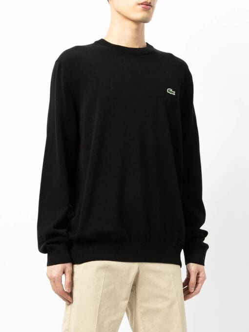 Lacoste  crocodile-embroidered cotton sweatshirt - Image 3