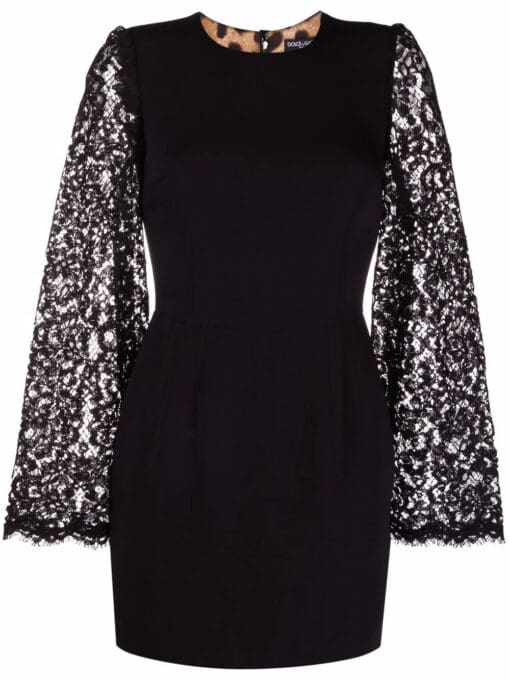 Dolce & Gabbana  lace sleeves dress