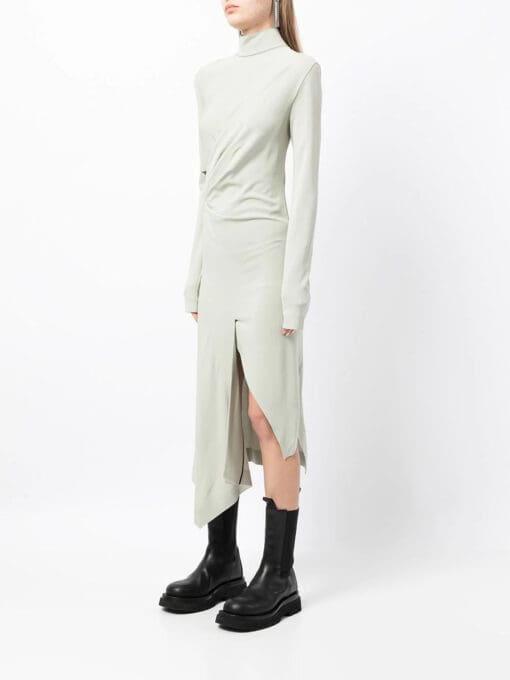 Off-White  cut-out asymmetric slim dress - Image 3