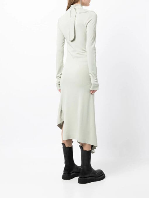 Off-White  cut-out asymmetric slim dress - Image 4