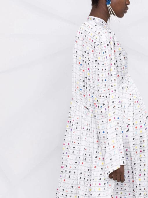 Balenciaga  oversized scarf dress - Image 3