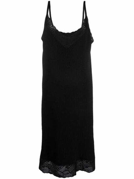 Balenciaga  ribbed knit slip dress