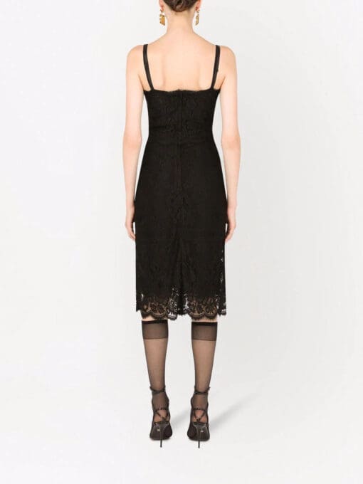 Dolce & Gabbana  bustier-style lace dress - Image 4