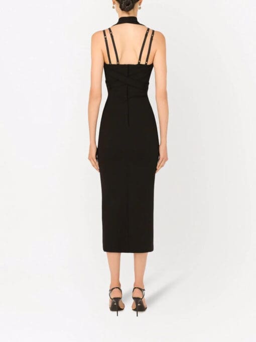 Dolce & Gabbana  cut-out bustier midi dress - Image 4