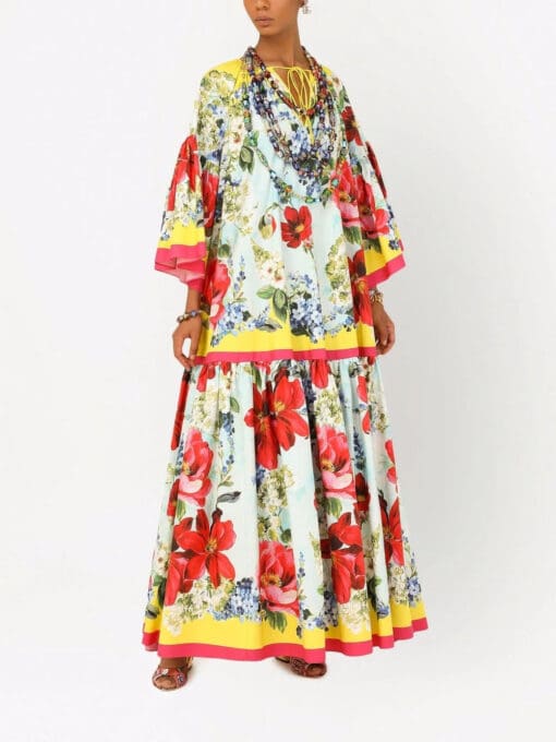 Dolce & Gabbana  floral-print cotton maxi dress - Image 2