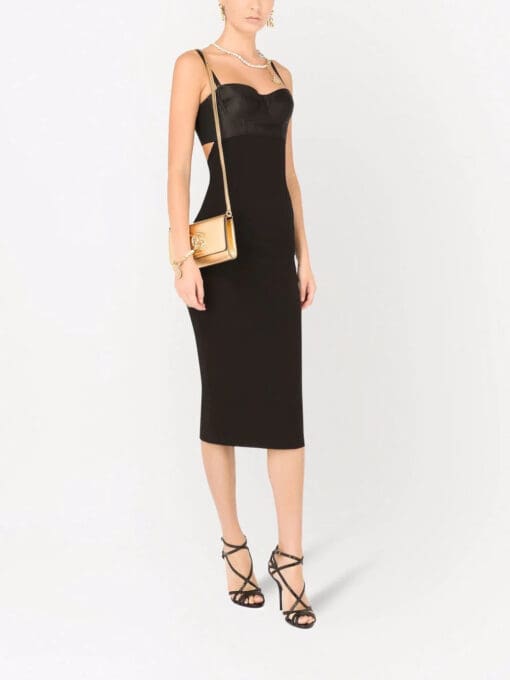 Dolce & Gabbana  cut-out bustier midi-dress - Image 2