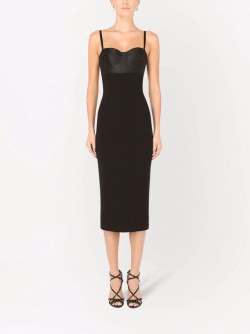 Dolce & Gabbana  cut-out bustier midi-dress - Image 3