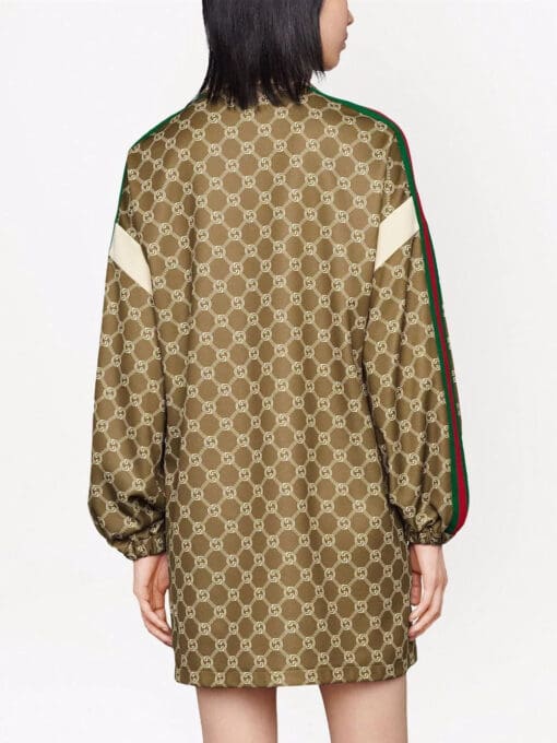 Gucci  Interlocking G high-neck minidress - Image 4