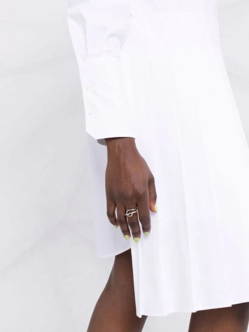 Off-White  Popeline asymmetric shirt dress - Image 3