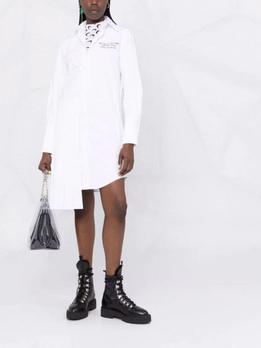 Off-White  Popeline asymmetric shirt dress - Image 2