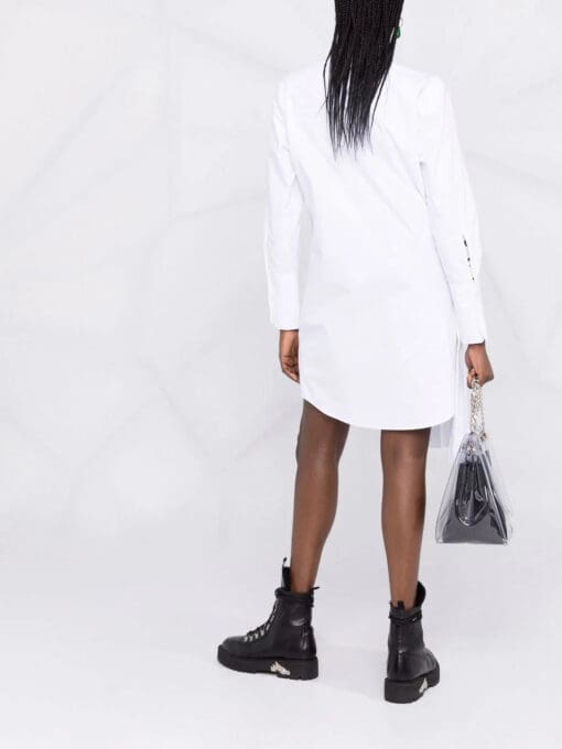 Off-White  Popeline asymmetric shirt dress - Image 4