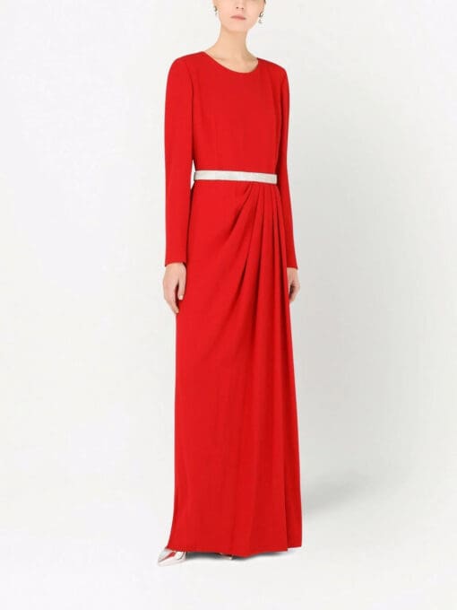 Dolce & Gabbana  long-sleeve slit-detail dress - Image 2