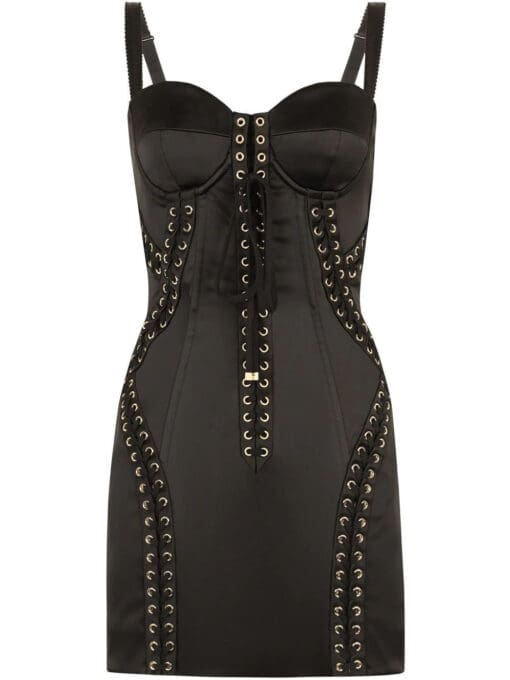 Dolce & Gabbana  lace-up mini dress