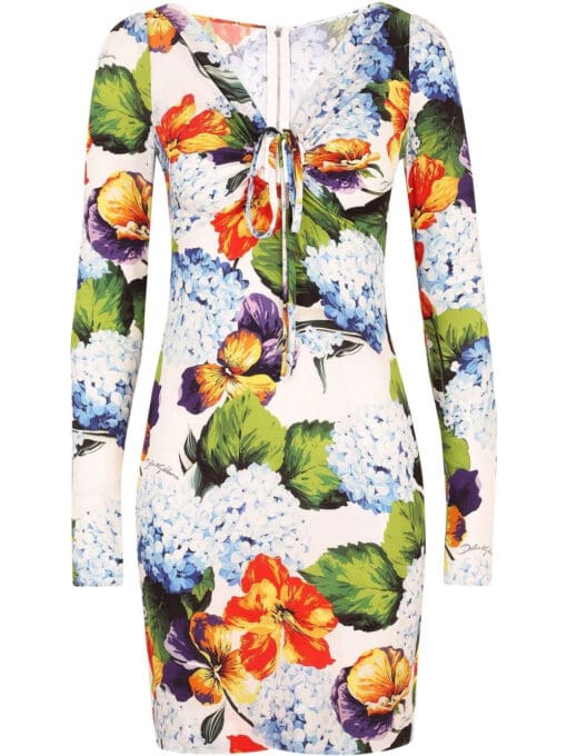 Dolce & Gabbana  floral-print mini dress