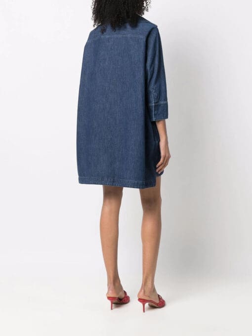 Valentino Garavani  denim mini dress - Image 4