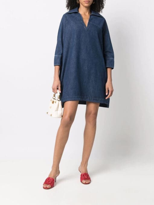 Valentino Garavani  denim mini dress - Image 2