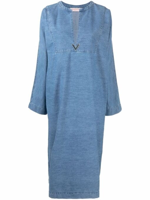 Valentino Garavani  denim tunic-style dress