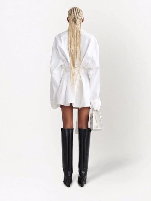 Off-White  poplin cargo shirt dress - Image 4