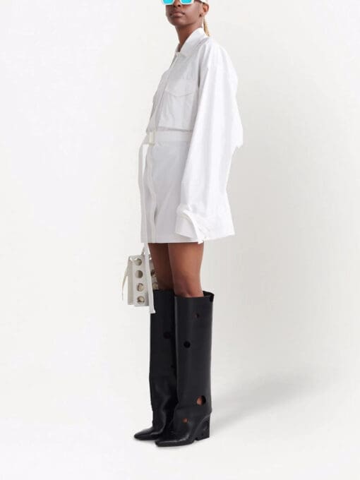 Off-White  poplin cargo shirt dress - Image 3