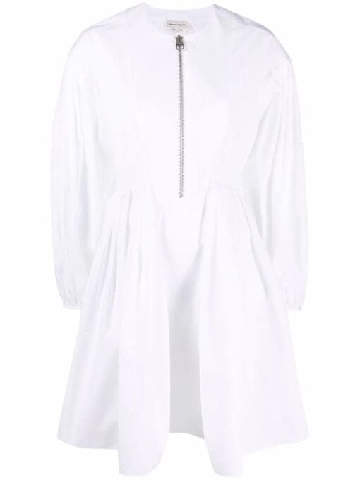 Alexander McQueen  cocoon-sleeve mini dress